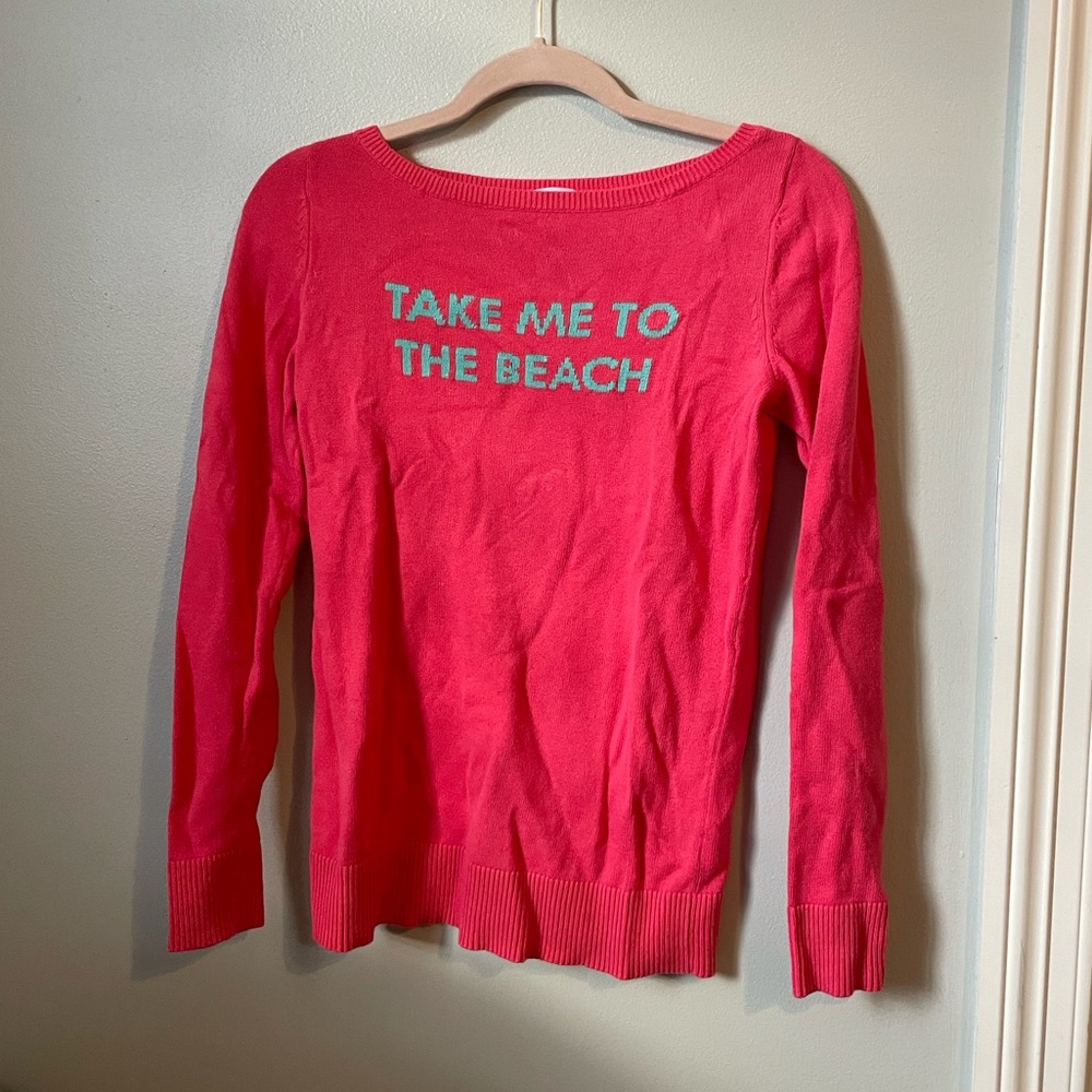 lilly pultizer graphic sweater